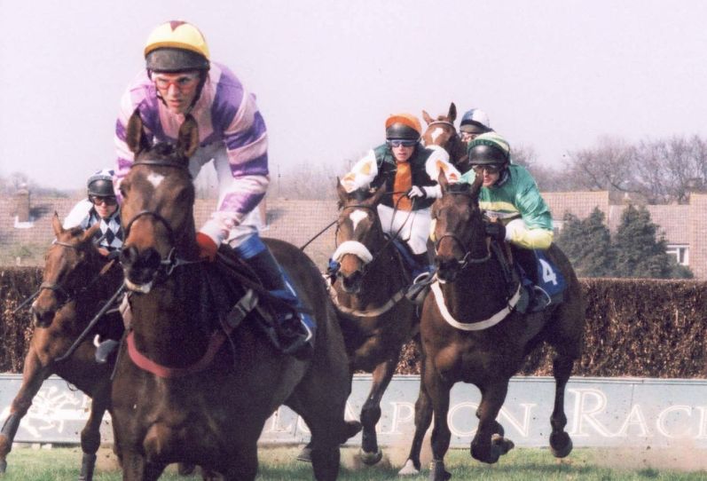 Horses at Plumpton in the early 2000's