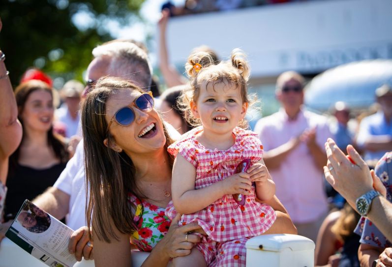 Mother and Daughter enjoying a day at Plumpton Racecourse