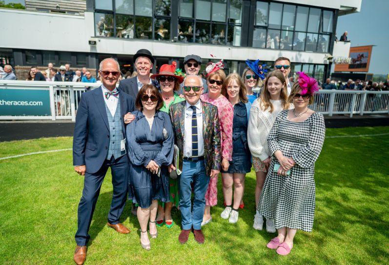 Sponsors in the Parade Ring with Colin Brown
